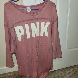 2 pink shirts size medium
